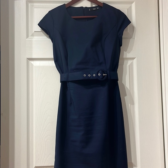 Navy Mango Dress - Picture 1 of 2